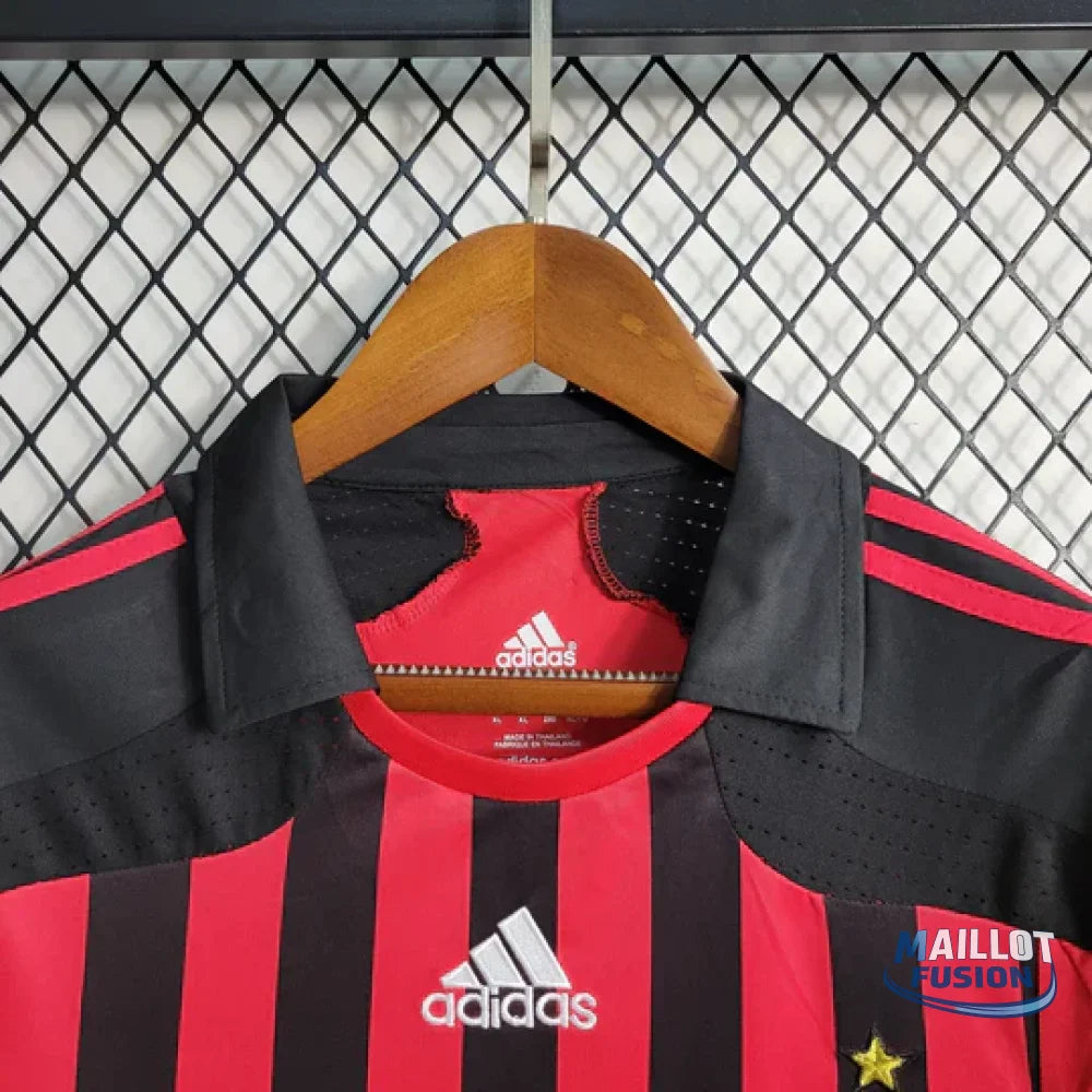 Maillot AC Milan Retro 2007 2008 Manche Longue