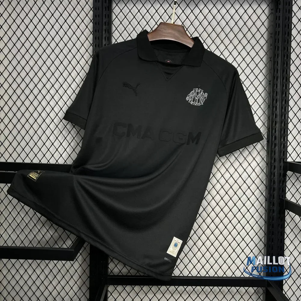 Maillot Olympique de Marseille foot 125 ans 2024 2025 OM noir